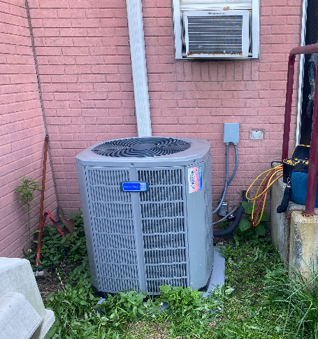 New A/C Condenser Unit - after