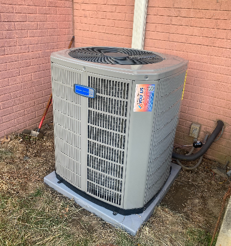 New A/C Condenser Unit - before